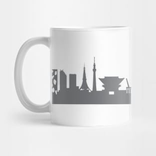 Tokyo in gray Mug